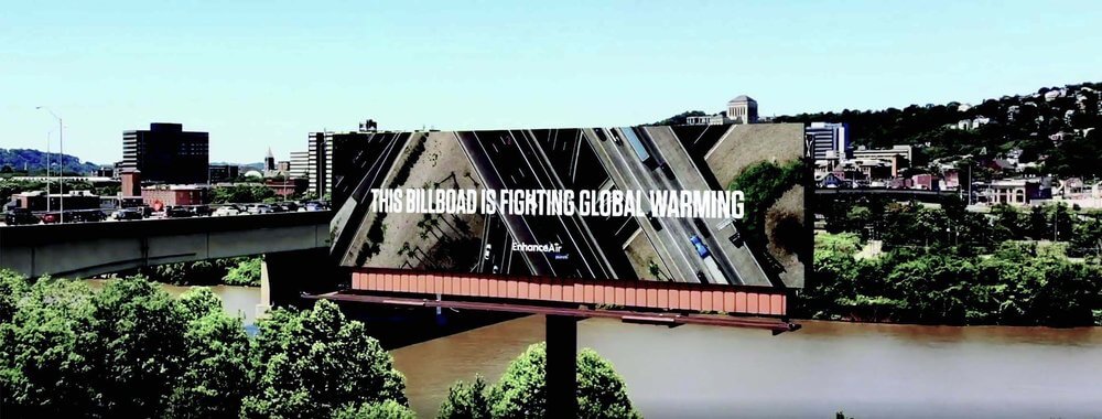Sustainable billboard - MediaCo